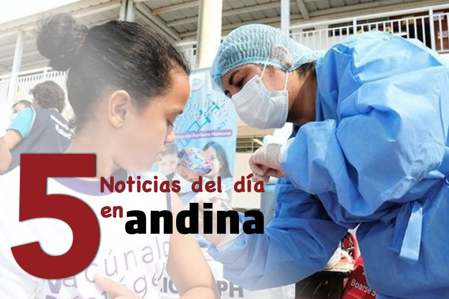 Las 5 del día: vacunarán a menores contra el dengue